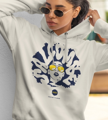 Rudds branded hoodie jumper design with logo