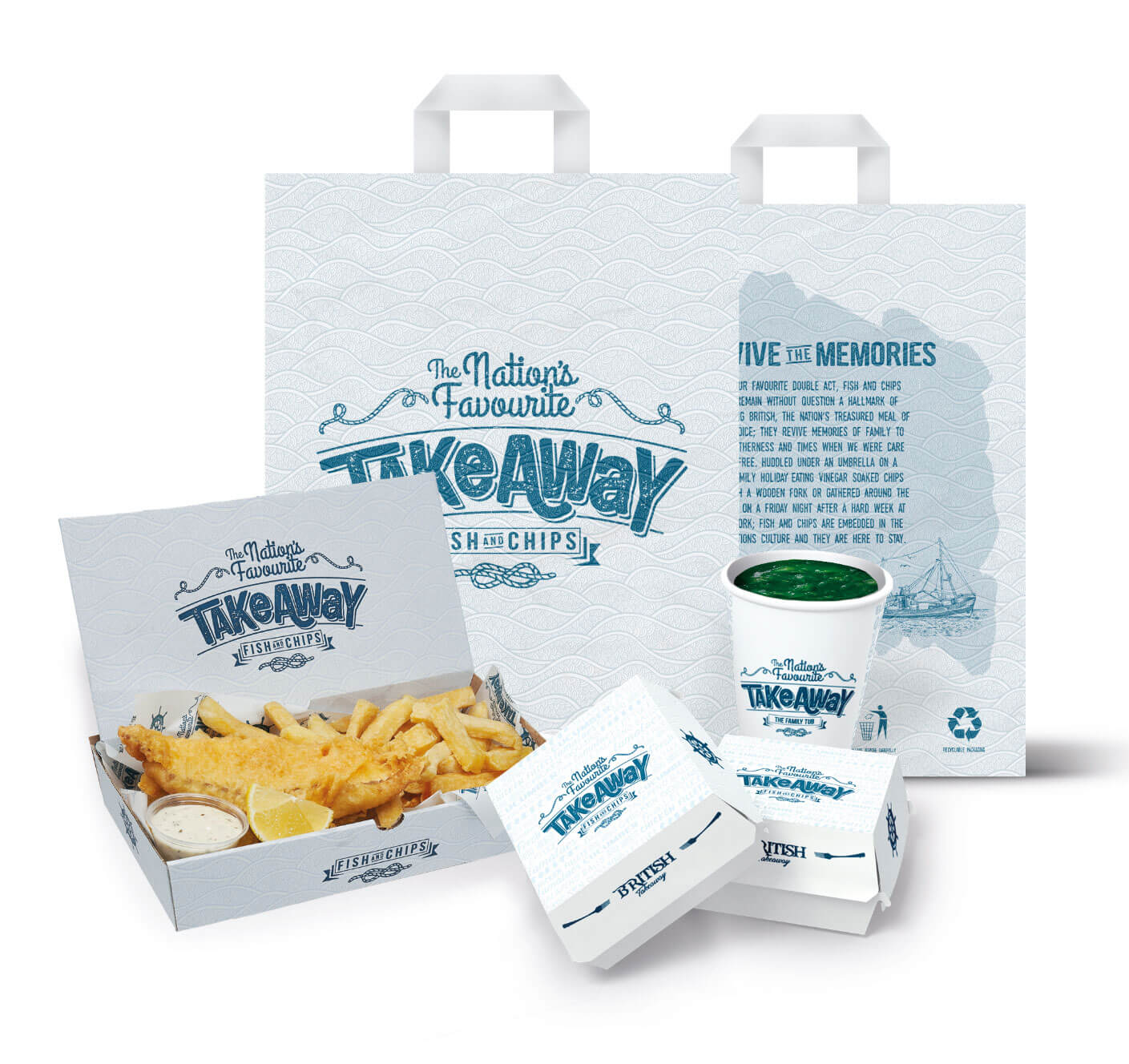 Food packaging, product packaging and product branding for The Nations Favourite