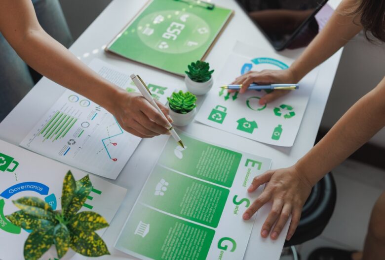 ESG Sustainable Marketing Concept