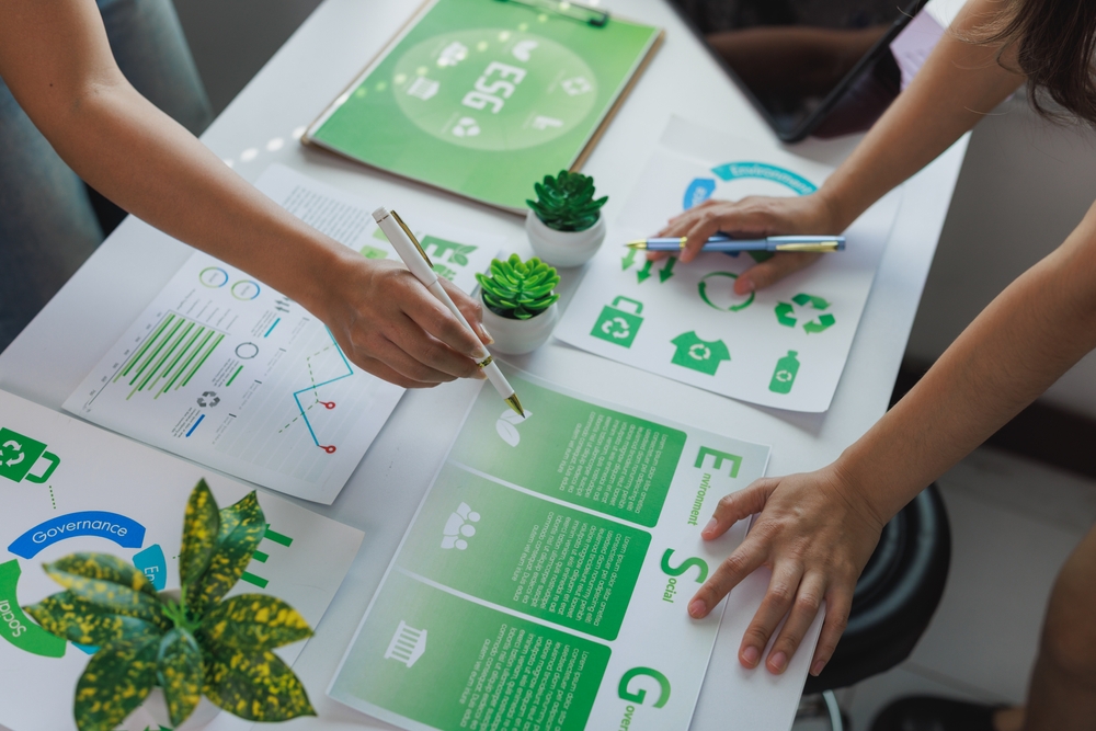 ESG Sustainable Marketing Concept