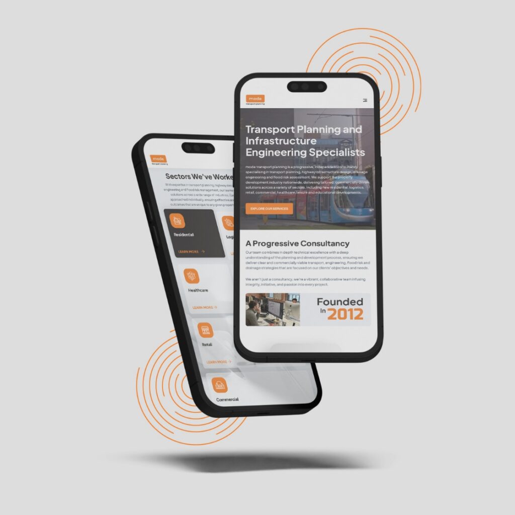 Mock-up image of presentation slides.